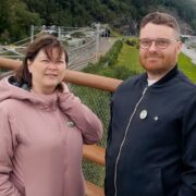 Lise Rasmussen (MDG) og Adrian Minde. (MDG). Foto: Privat